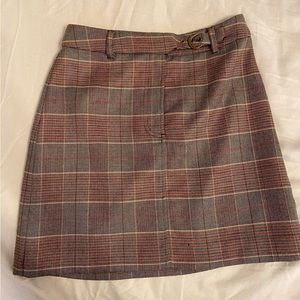 Plaid mini skirt NWT